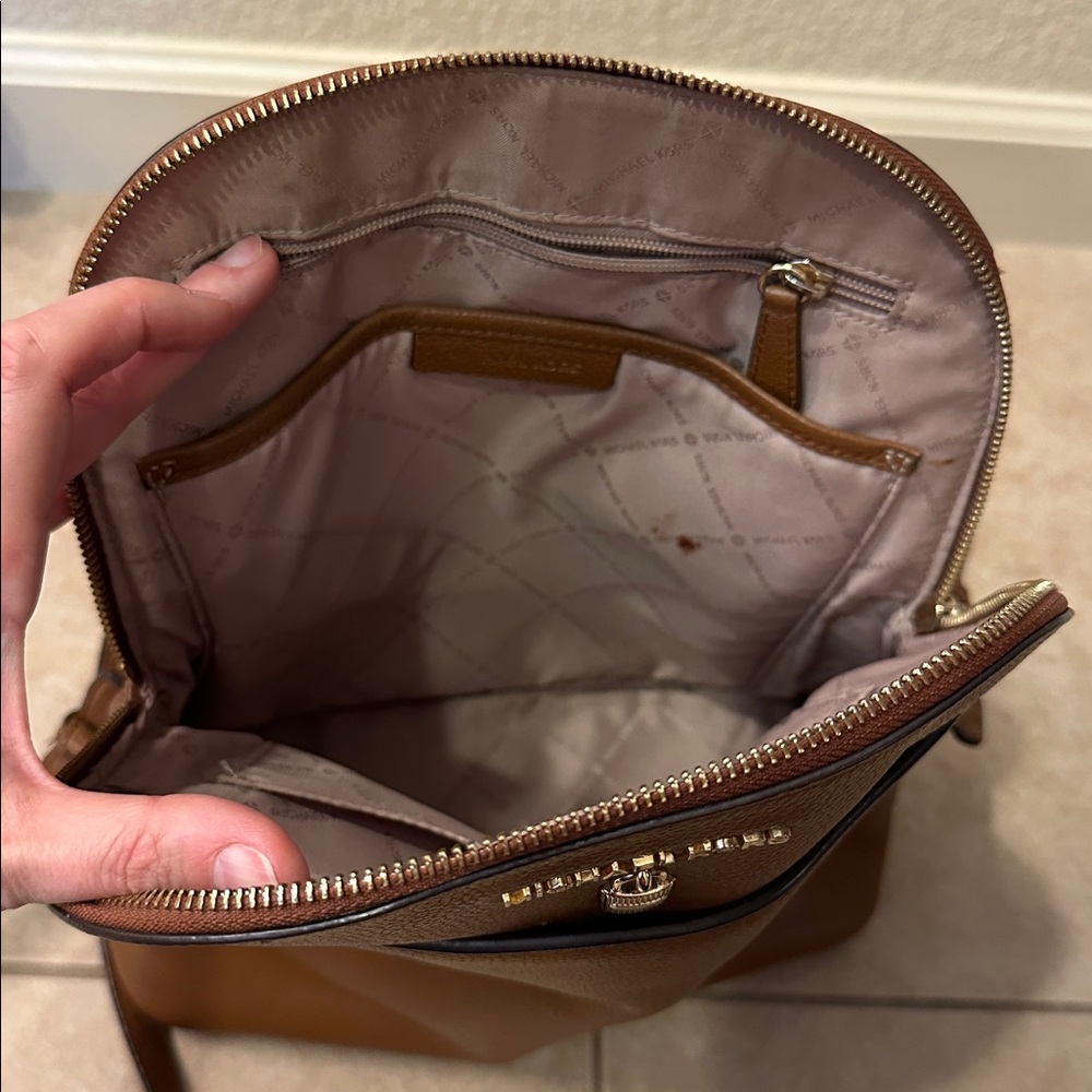 Michael Kors Adele Leather Backpack - image 6